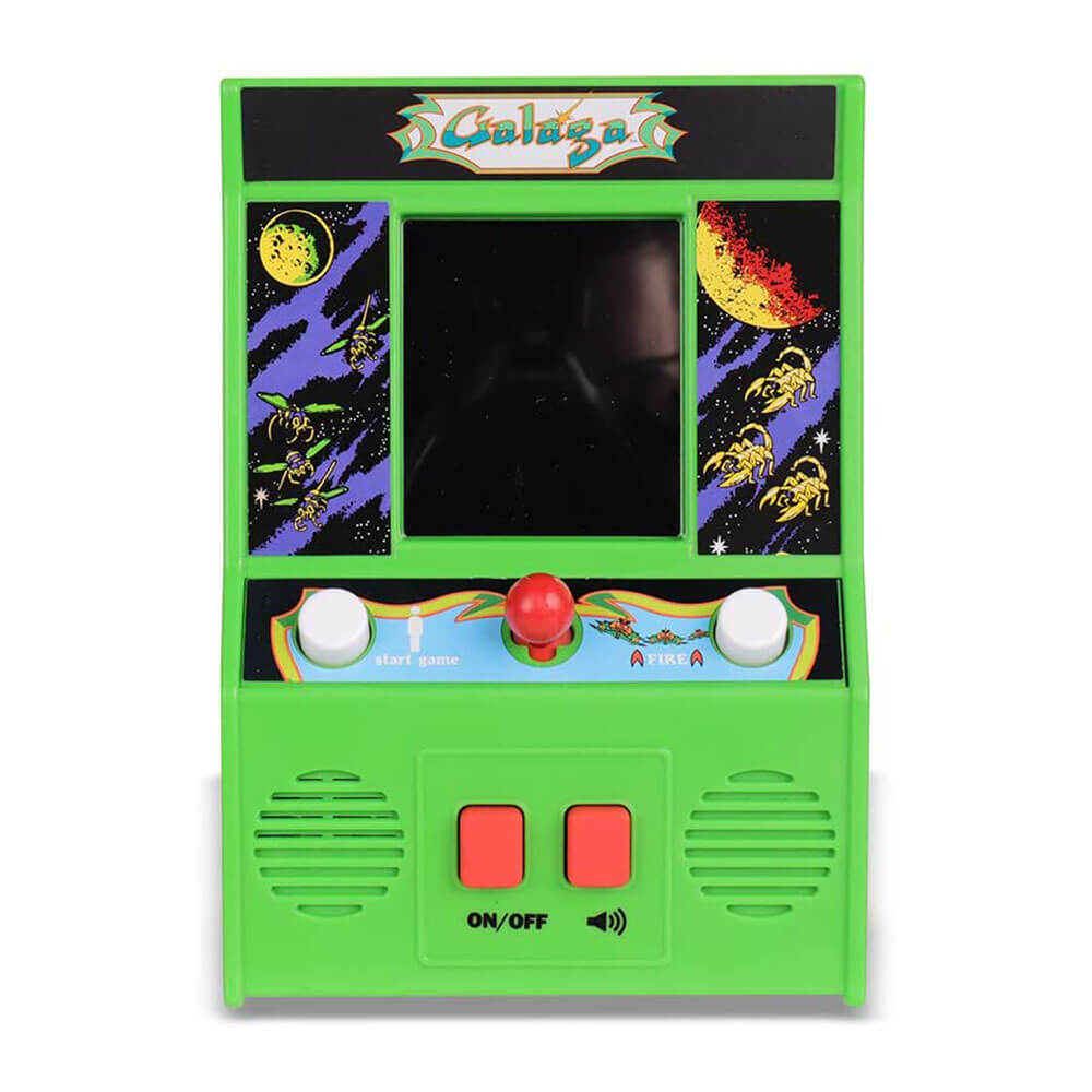 Basic Fun Arcade Classics Galaga Color LCD Retro Mini Arcade Game