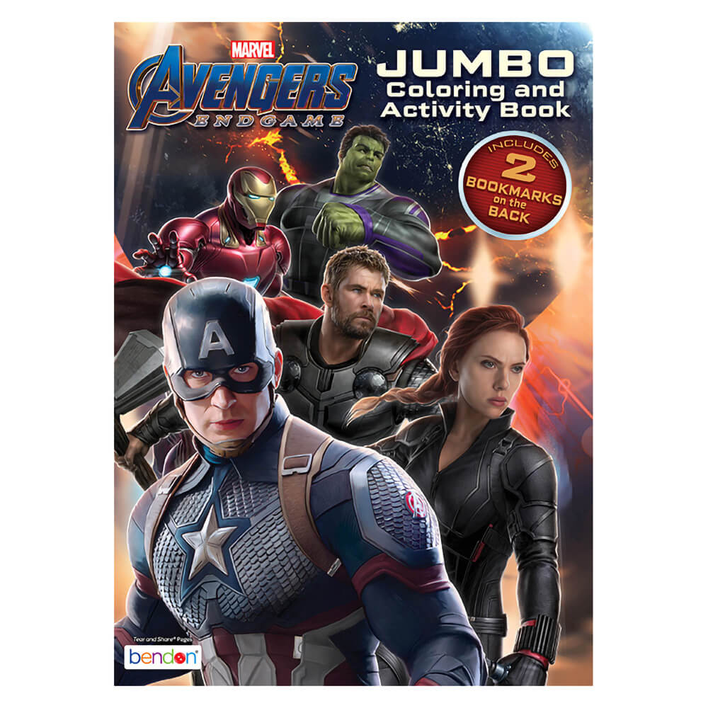 Bendon Avengers: Endgame Jumbo Coloring and Activity Book