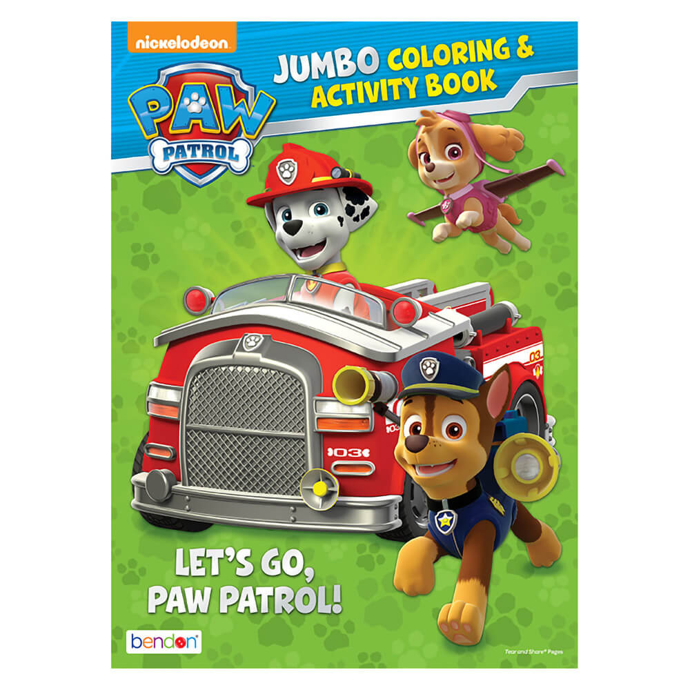 Bendon PAW Patrol Jumbo Coloring and Activity Book