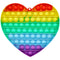 Big Rainbow Heart Pop Fidget (colors and styles may vary)