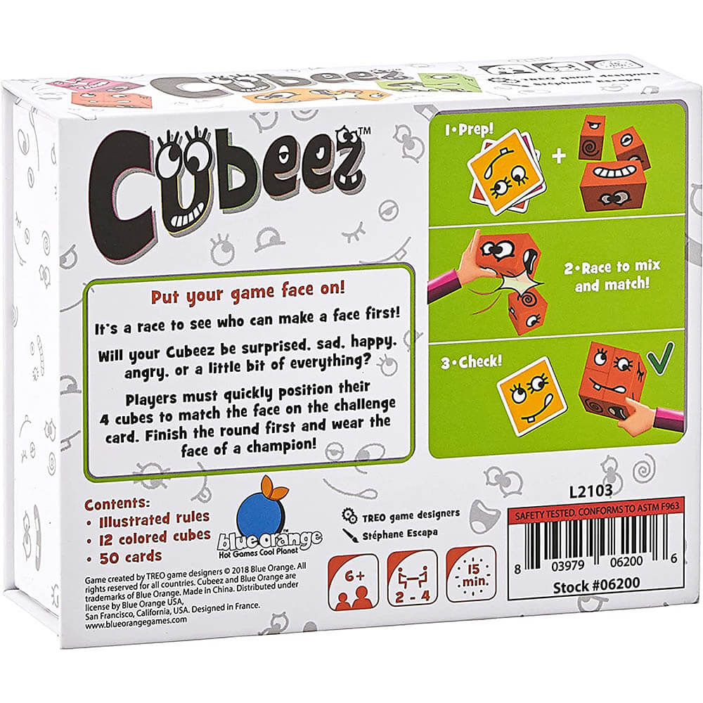 Blue Orange Cubeez Game