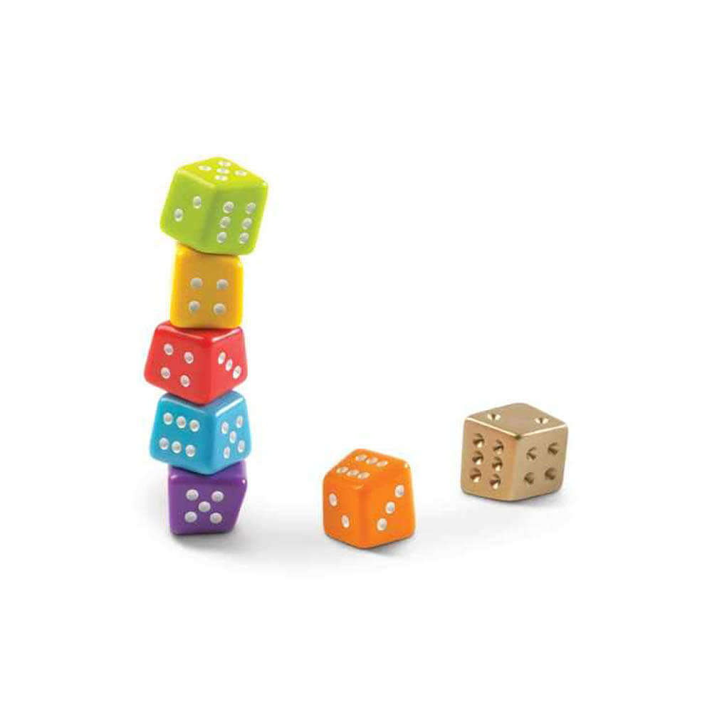 Blue Orange Dice Stack Game