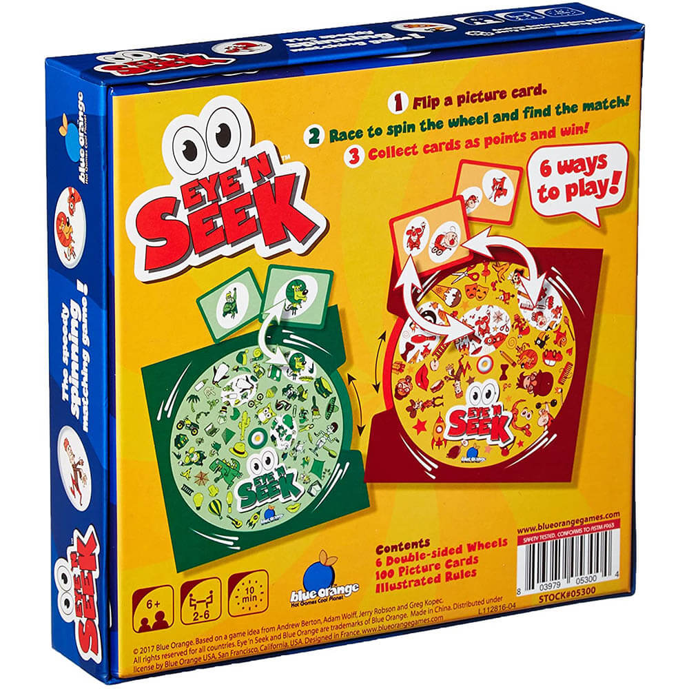 Blue Orange Eye 'N Seek Game