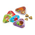 Cards and pieces included in the Blue Orange Who Did It? Game.
