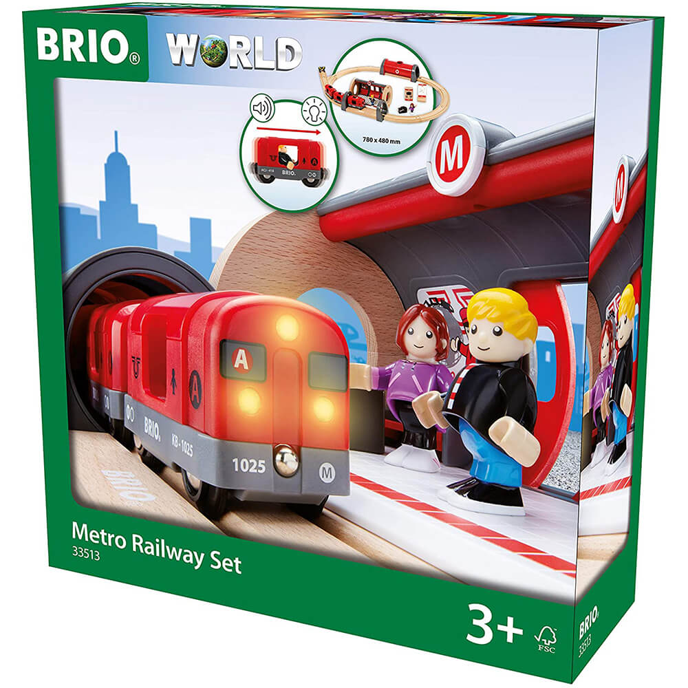 Brio Metro Railway Set