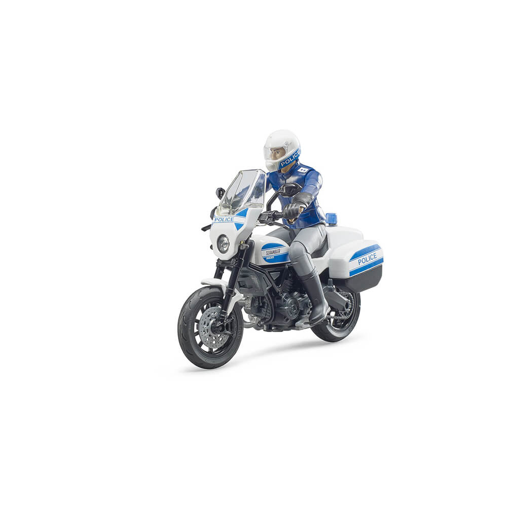 Bruder bworld Scrambler Ducati Police with Figure