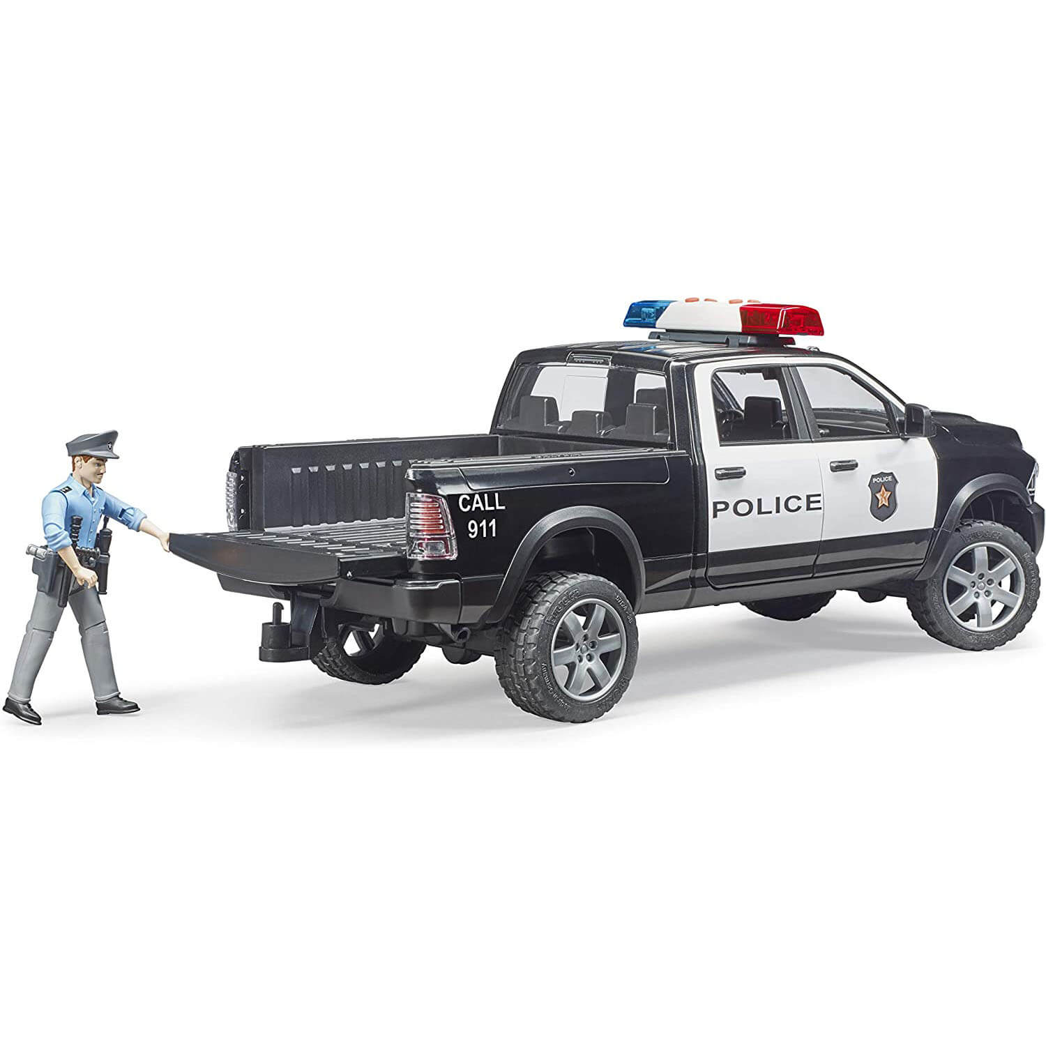 Bruder Pro Series Dodge RAM Police Vegucke with Policeman