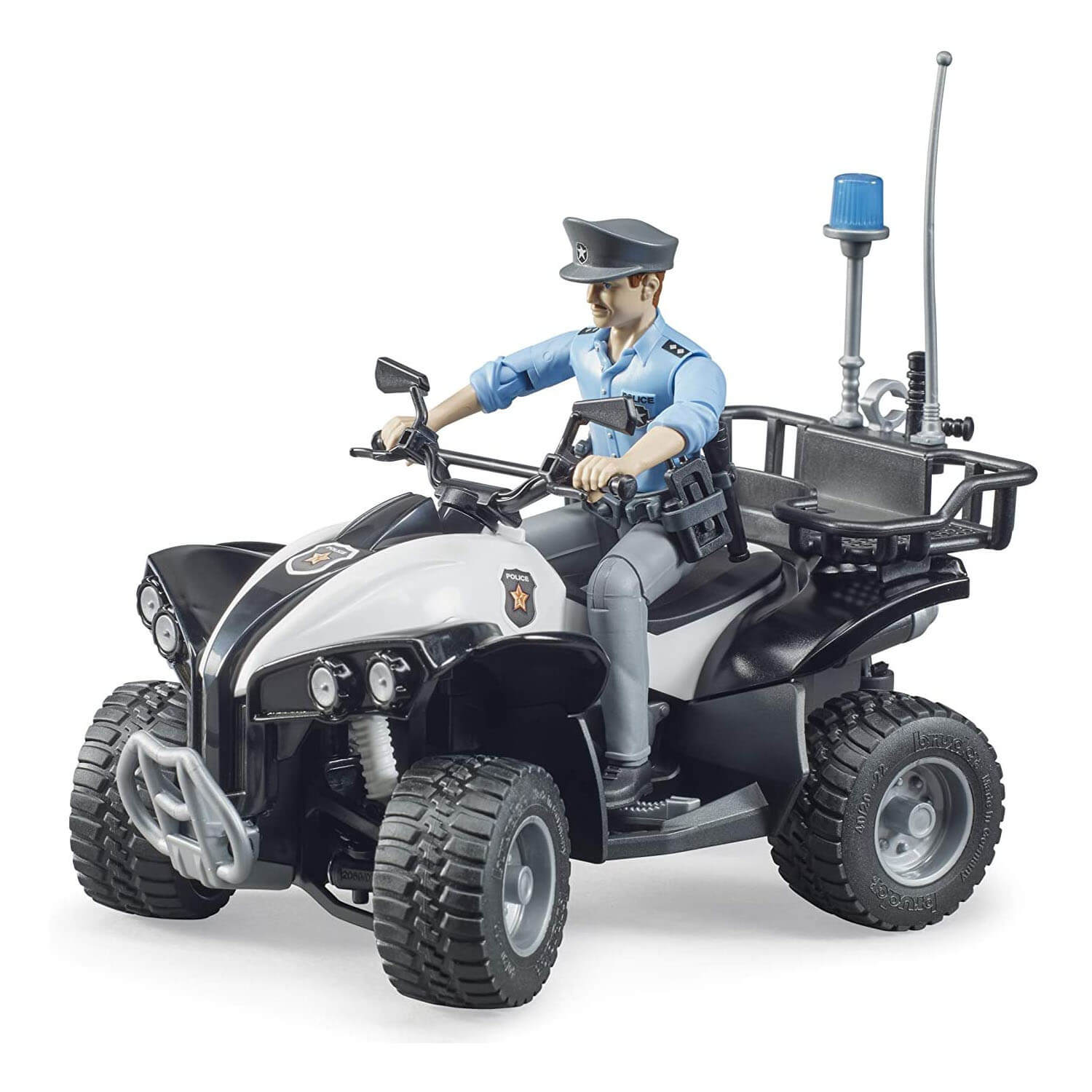 Bruder Pro Series 1:16 Scale Police Quad with Policeman and Accessories