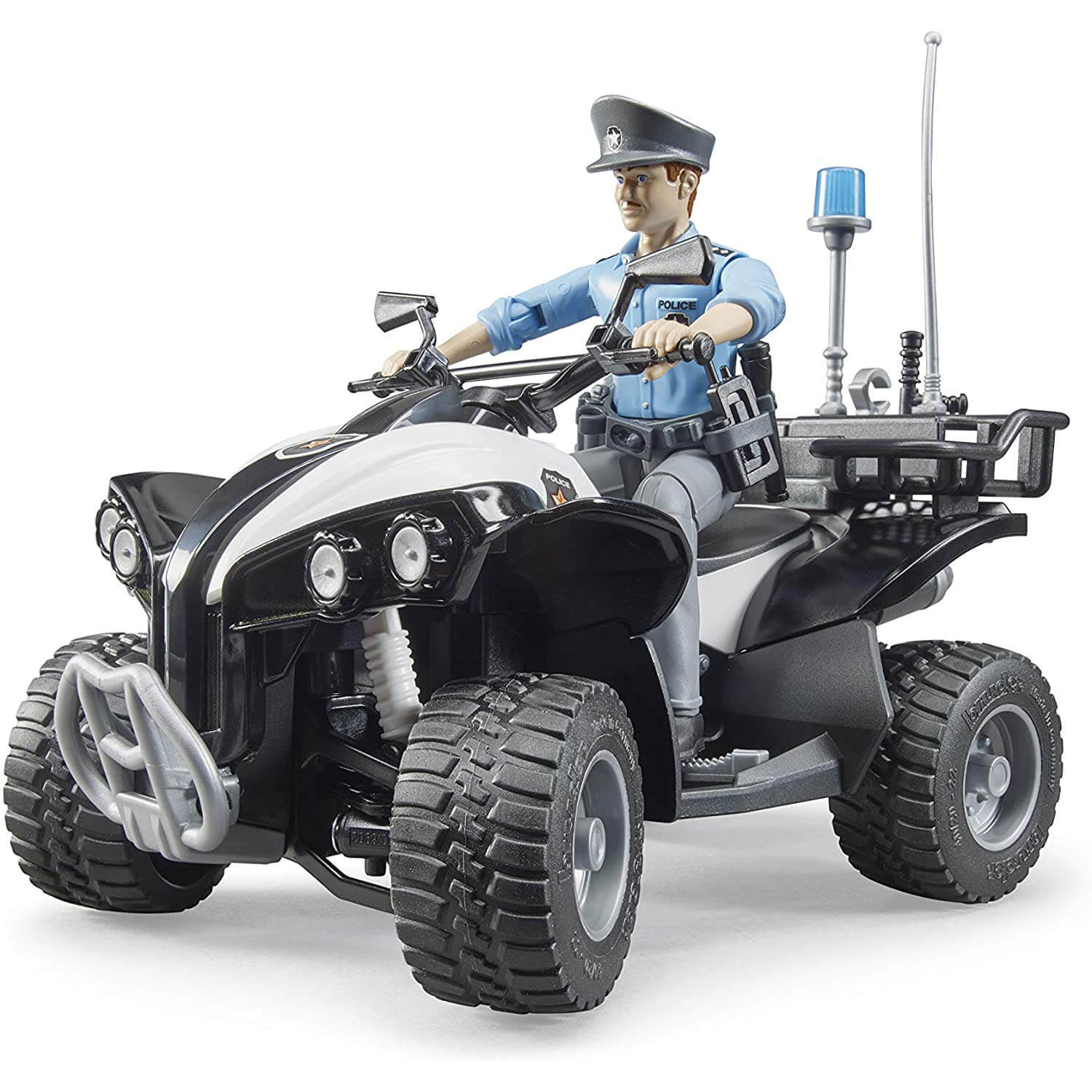 Bruder Pro Series 1:16 Scale Police Quad with Policeman and Accessories