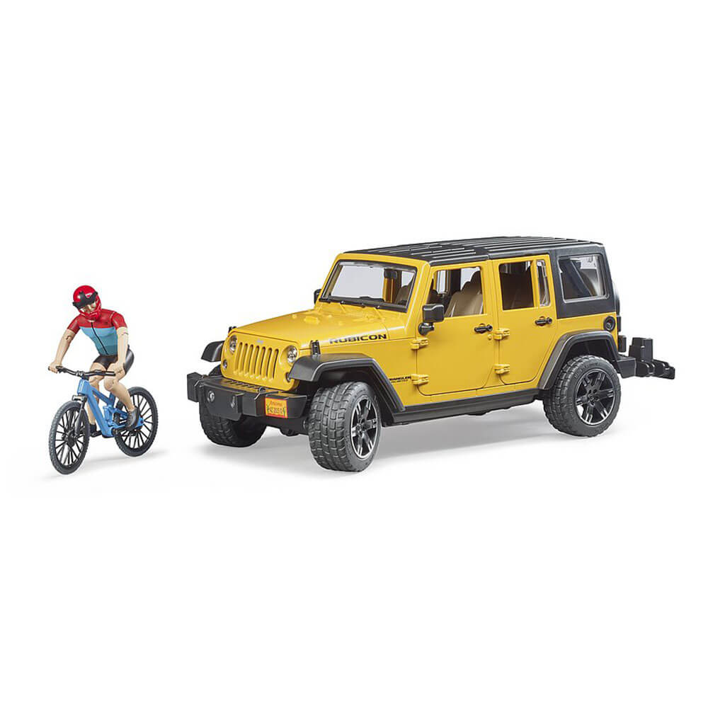 Bruder Pro Series Jeep Wrangler Rubicon w Mountain Bike & Figure