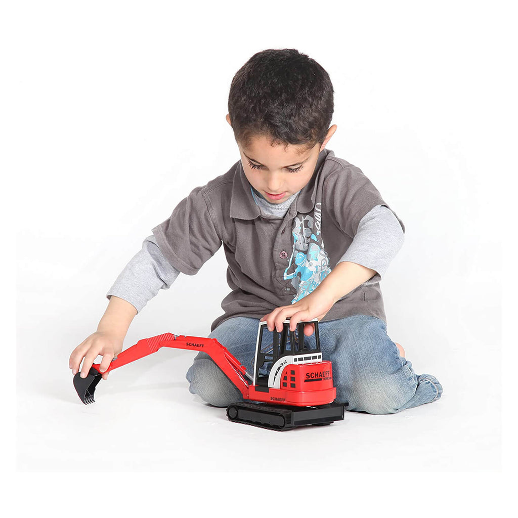 Mini Escavatore BRUDER Schaeff HR 16 - Giocattolo Per Bambini, Nuovo In Scatola