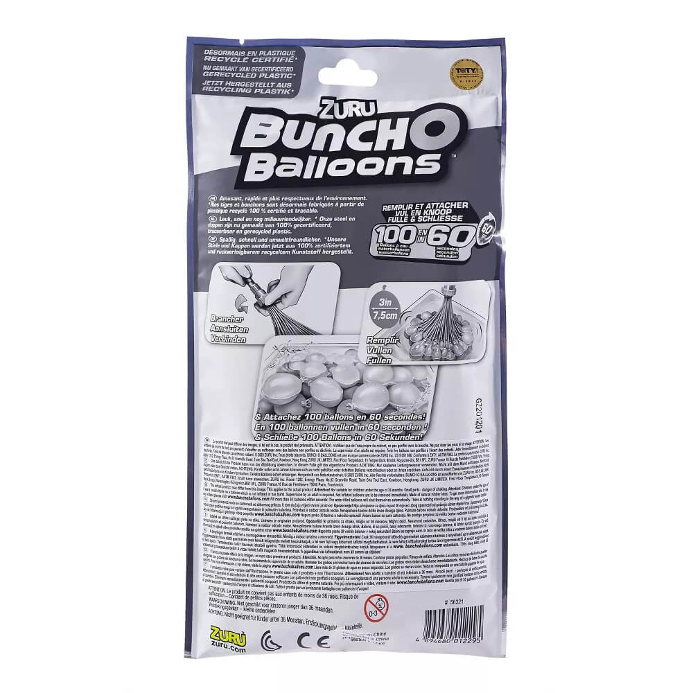 Bunch O Balloons 3pk Rapid-Filling Self-Sealing Tropical Colored Water Balloons