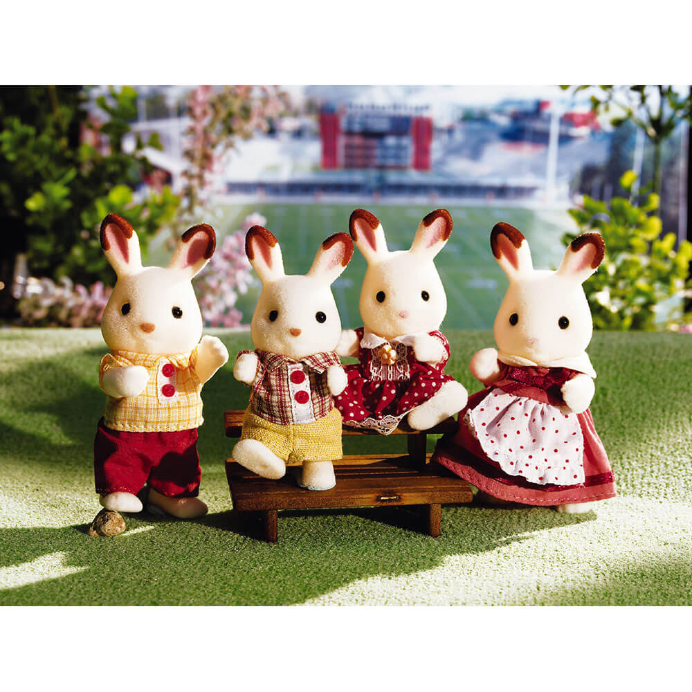 Calico Critters Hopscotch Rabbit Family