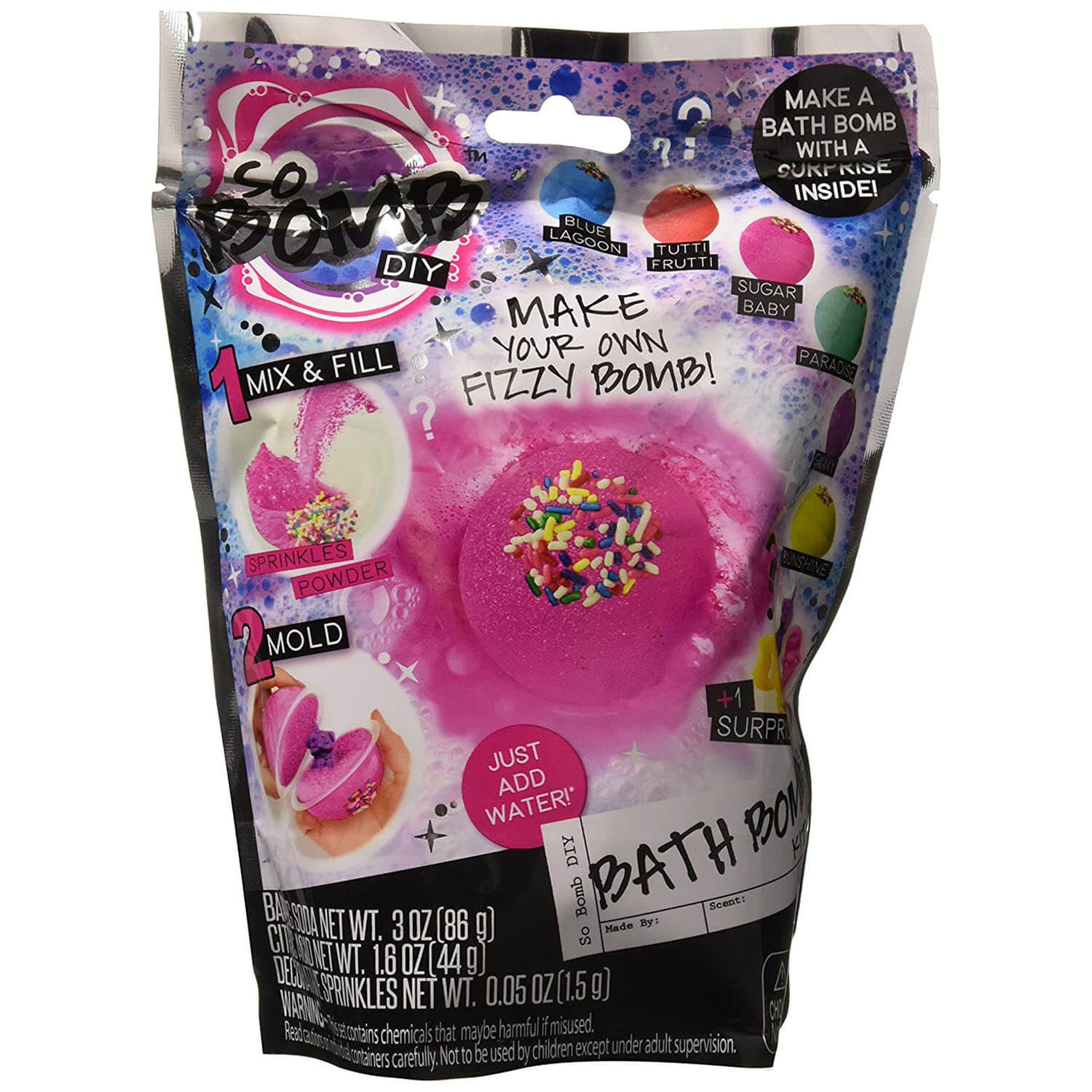 So Bomb DIY Blind Bag Bath Bomb Kit