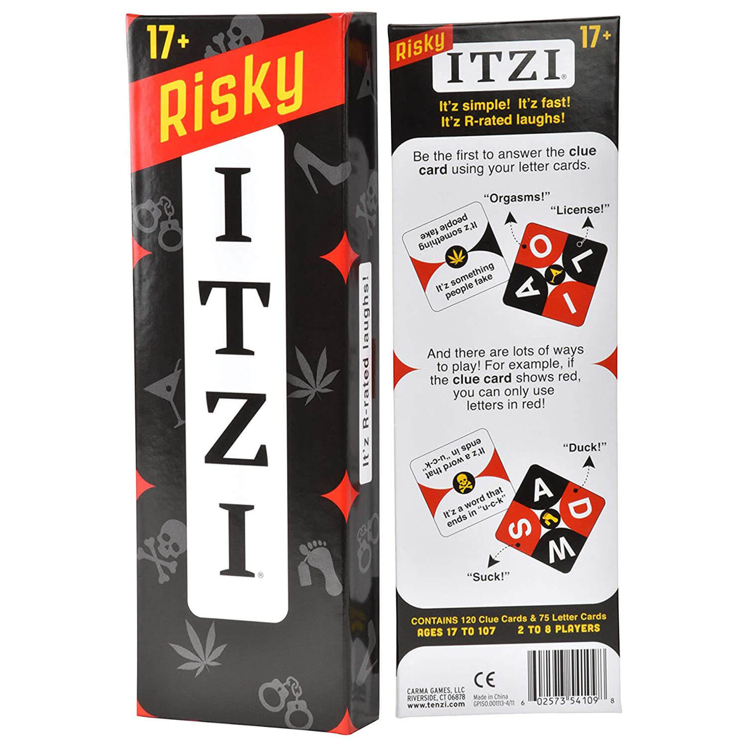 Open view of the Risky ITZI Game.