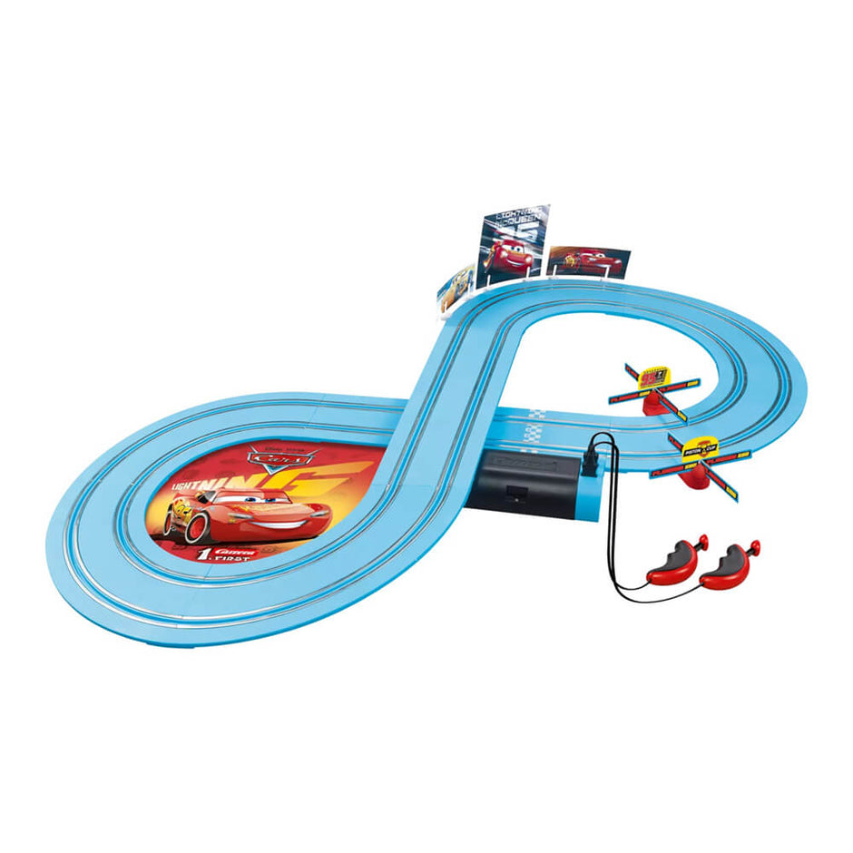 Cars 1 Toy Races Carrera FIRST Disney Cars Race of Friends 1:50 Scale Slot Car Racing ...