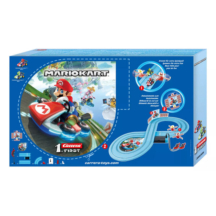 Carrera FIRST Mario First-Mario vs Yoshi 1:50 Scale Slot Car Racing Set ...