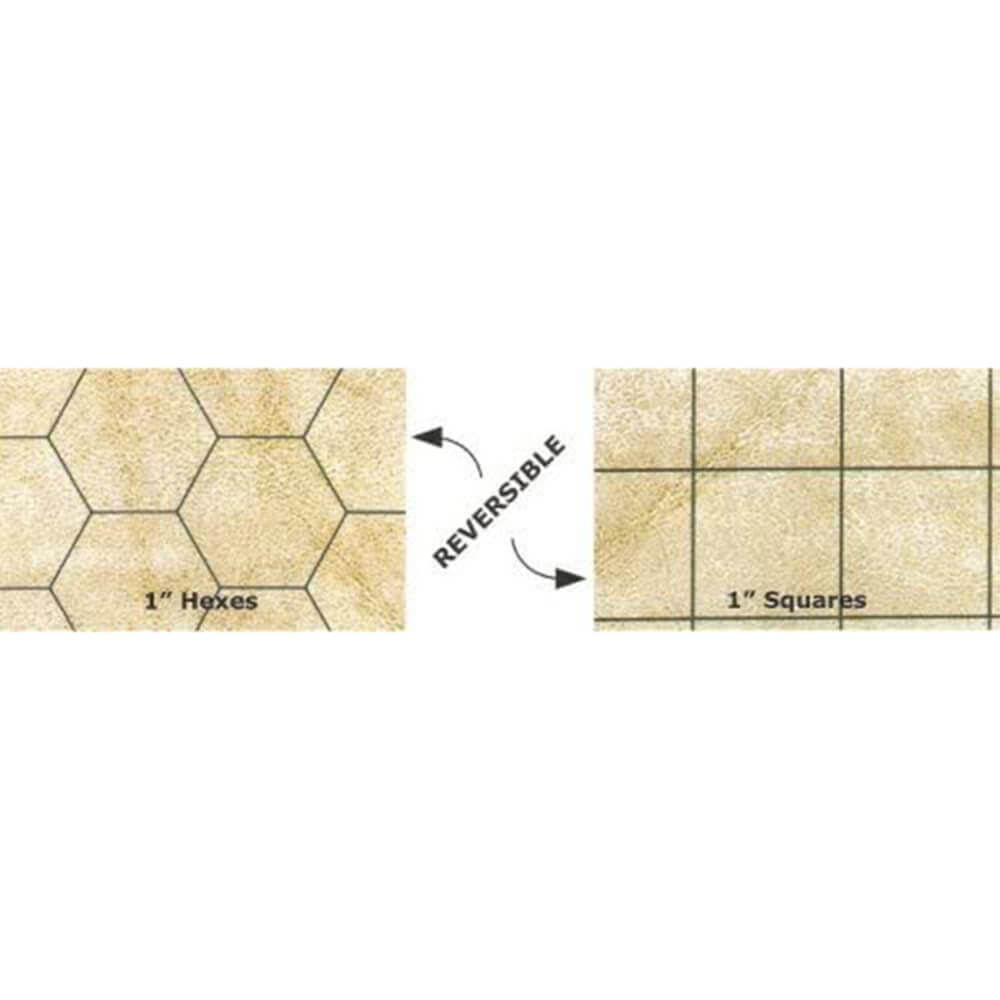 Chessex Reversable Battlemat with Squares and Hexes