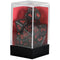 Chessex Translucent Smoke Red Polyhedral 7-Die Set