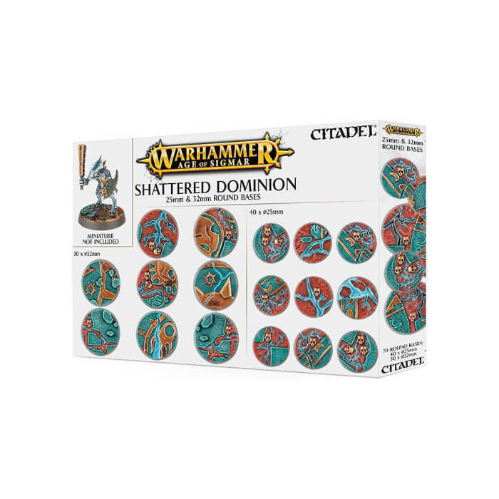 Citadel Shattered Dominion 25mm and 32mm Round Bases