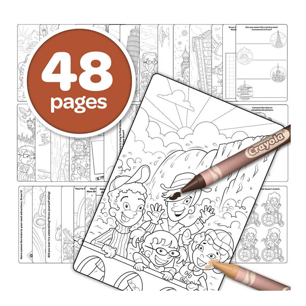 Colors of the World 48 Page Coloring Book