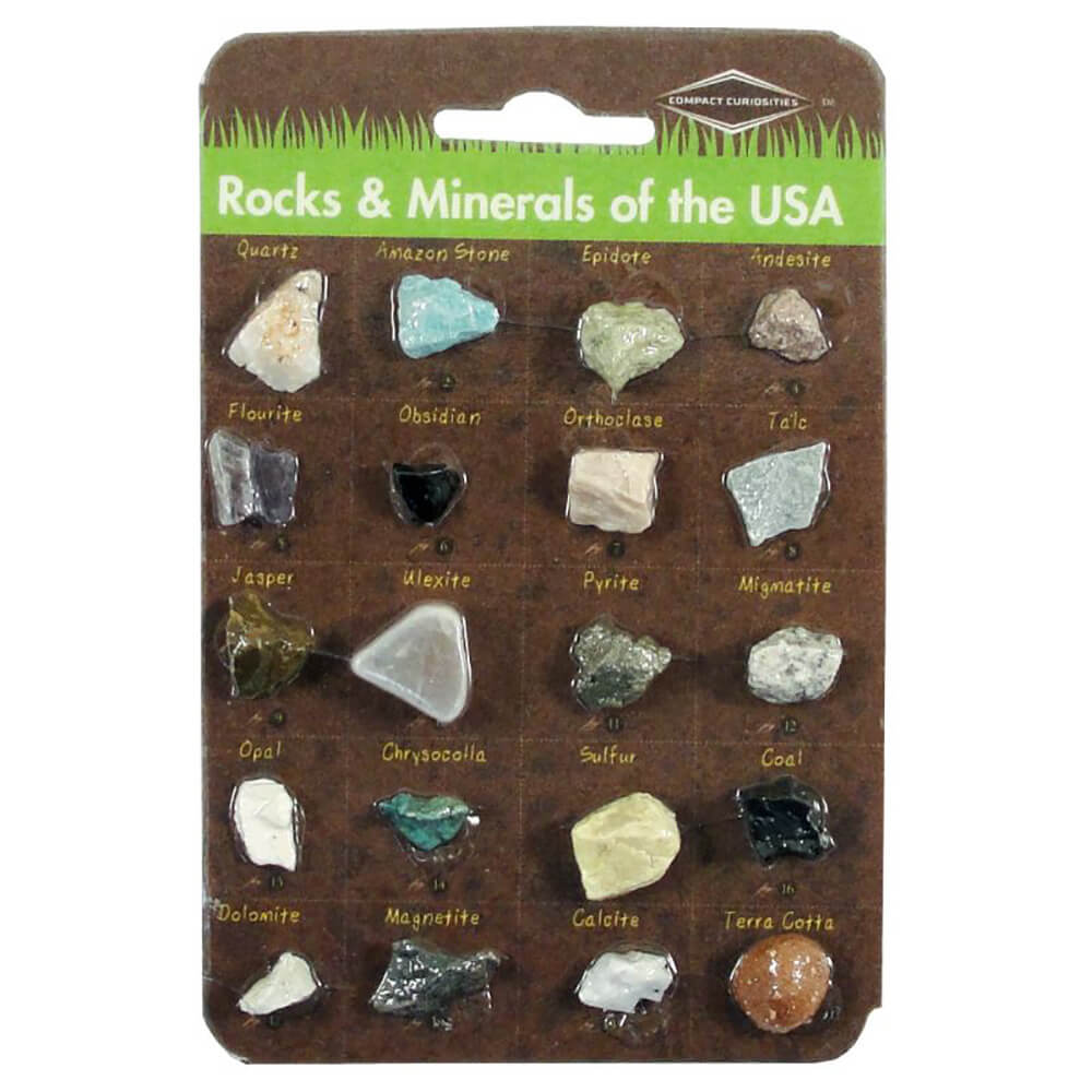 Copernicus Toys Rocks & Minerals of the USA Specimen Card Set
