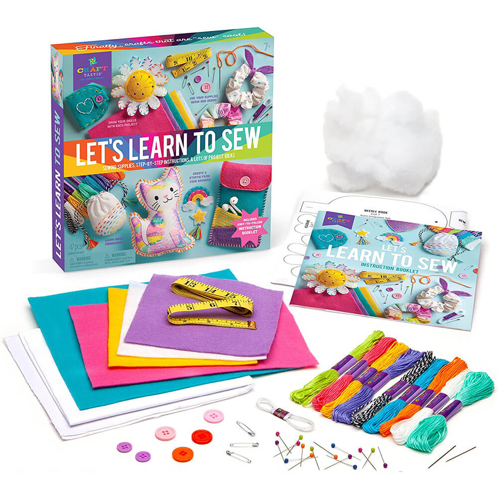 Craft-tastic Let's Learn to Sew Craft Set