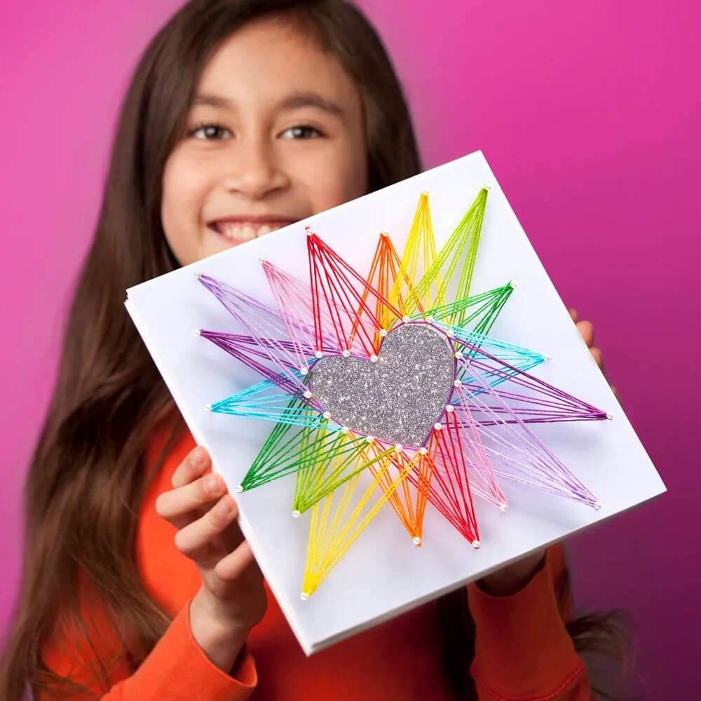 Unicorn Heart Canvas Painting Kids DIY Paint Party Kit-includes Supplies  With Free Shipping 