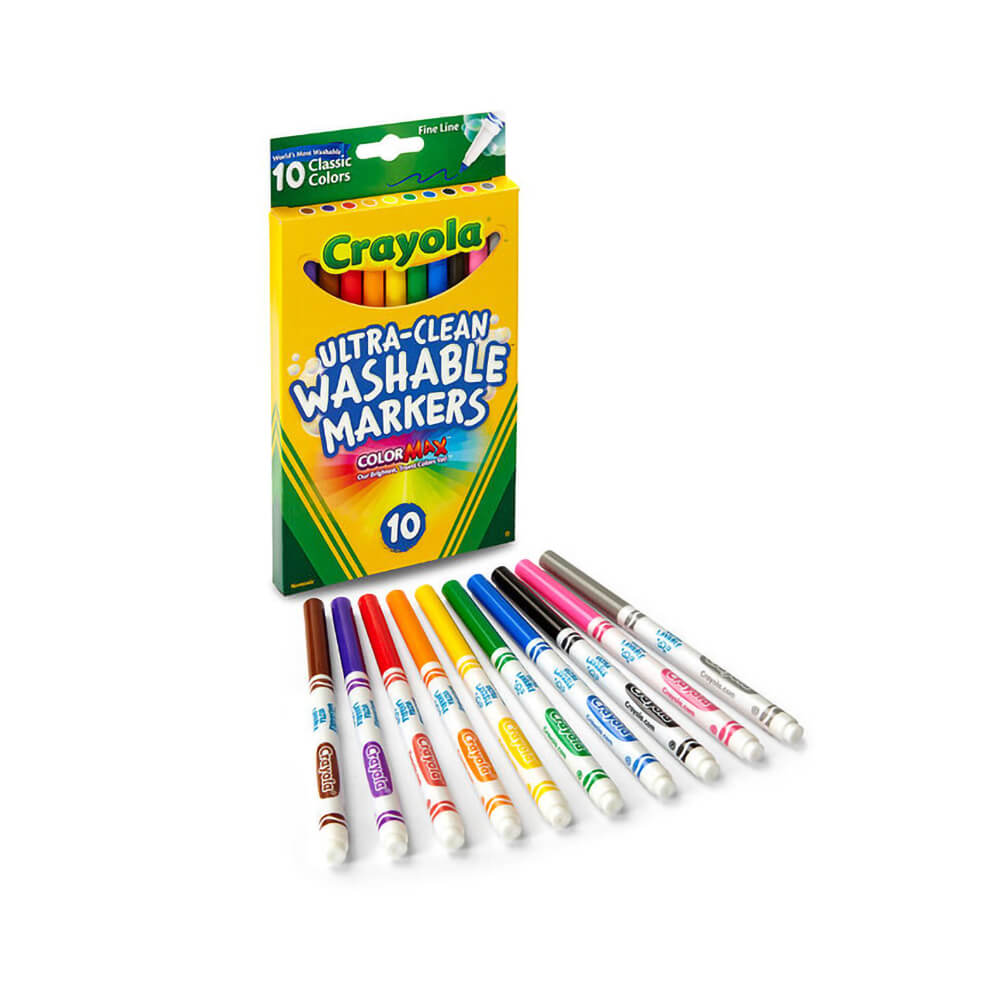 Crayola® Washable Classic Colors Kid's Paint, 10 ct / 2 fl oz - QFC