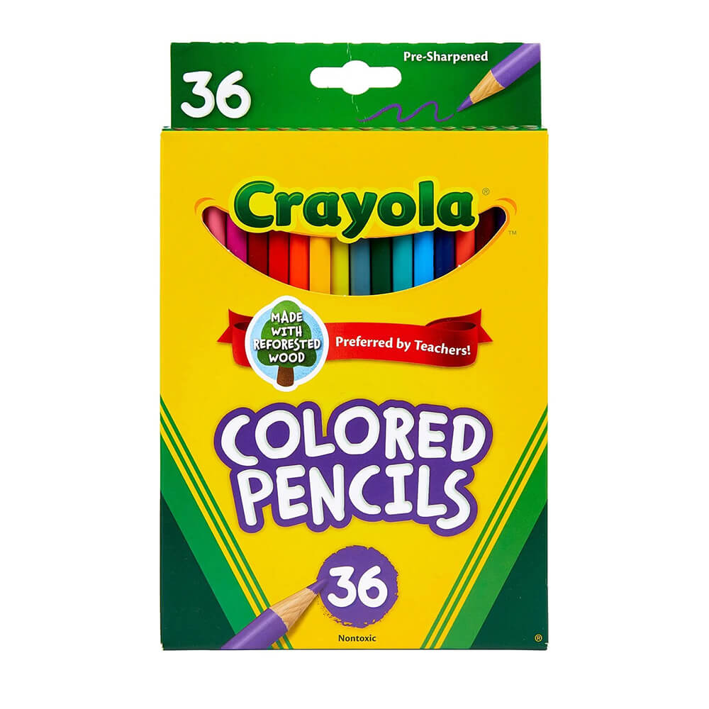 Crayola 12ct Kids Pre-Sharpened Colored Pencils