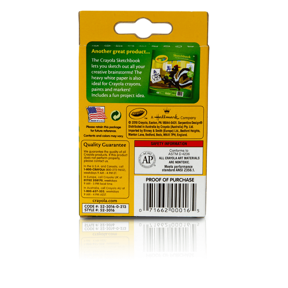 Crayola 16ct Classic Color Pack Crayons Box