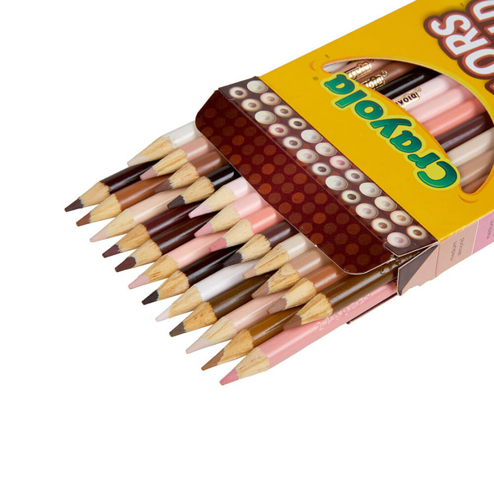 Crayola 24ct Colors of the World Colored Pencils