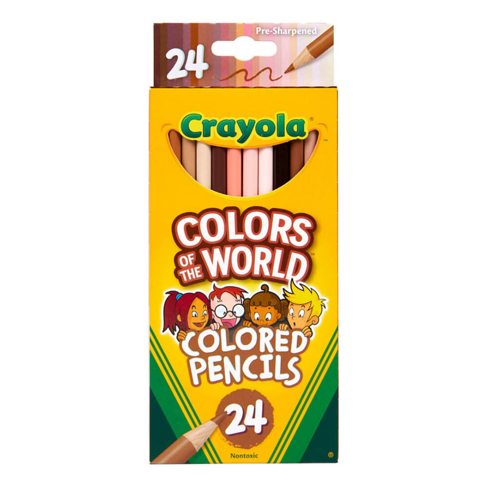 Crayola 24ct Colors of the World Colored Pencils