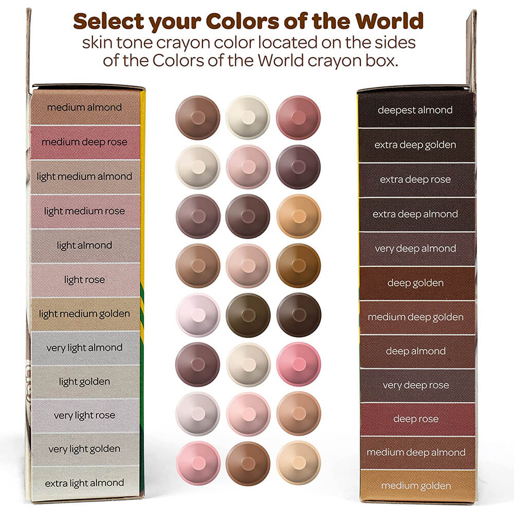 Crayola launches 'Colors of the World' skin tone crayons so