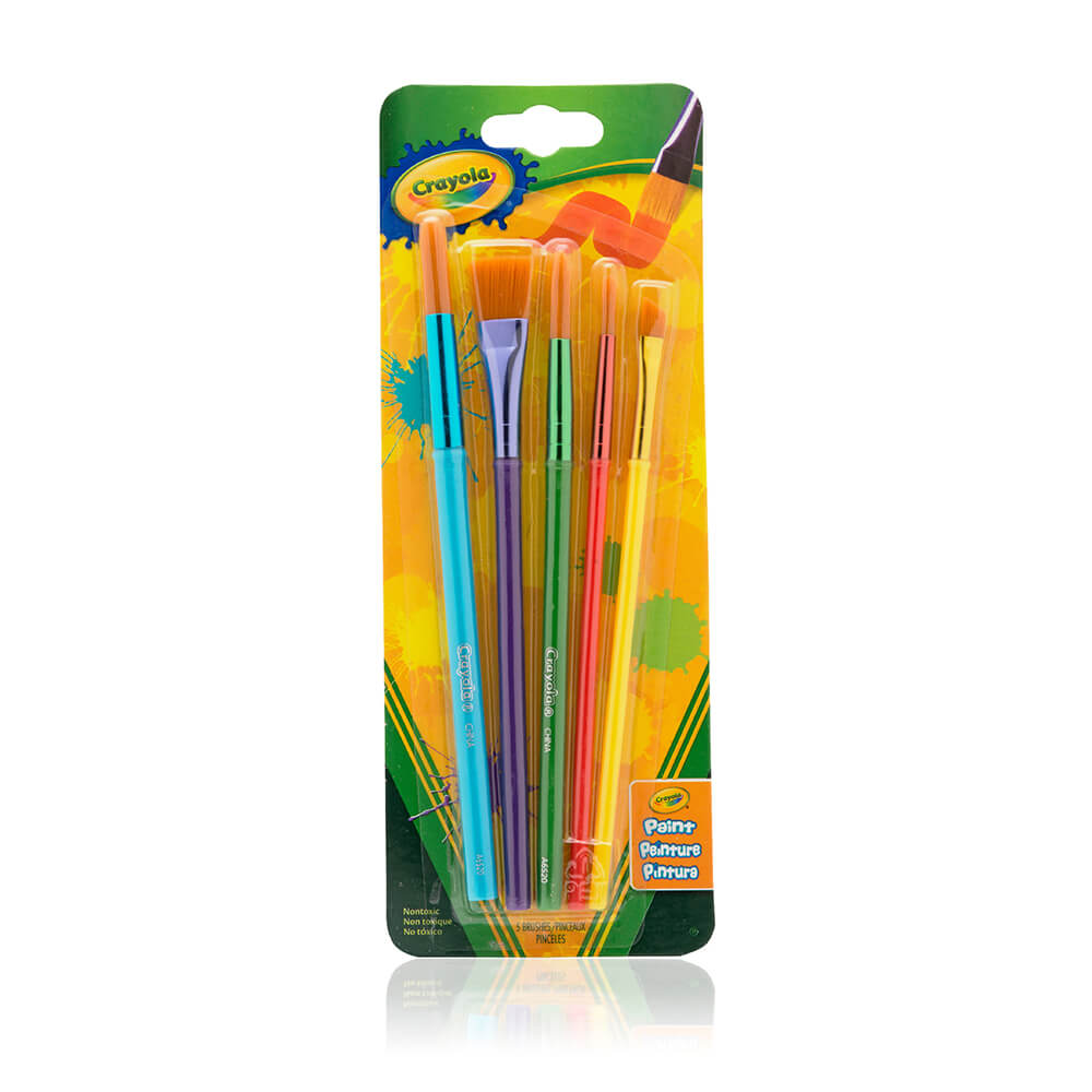 Crayola Big Paintbrush Set, 4 Count Flat