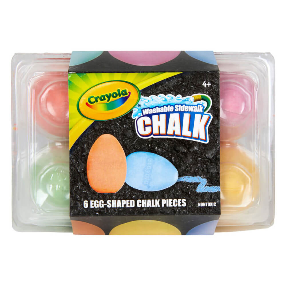 Crayola 6ct Easter Egg Washable Chalk