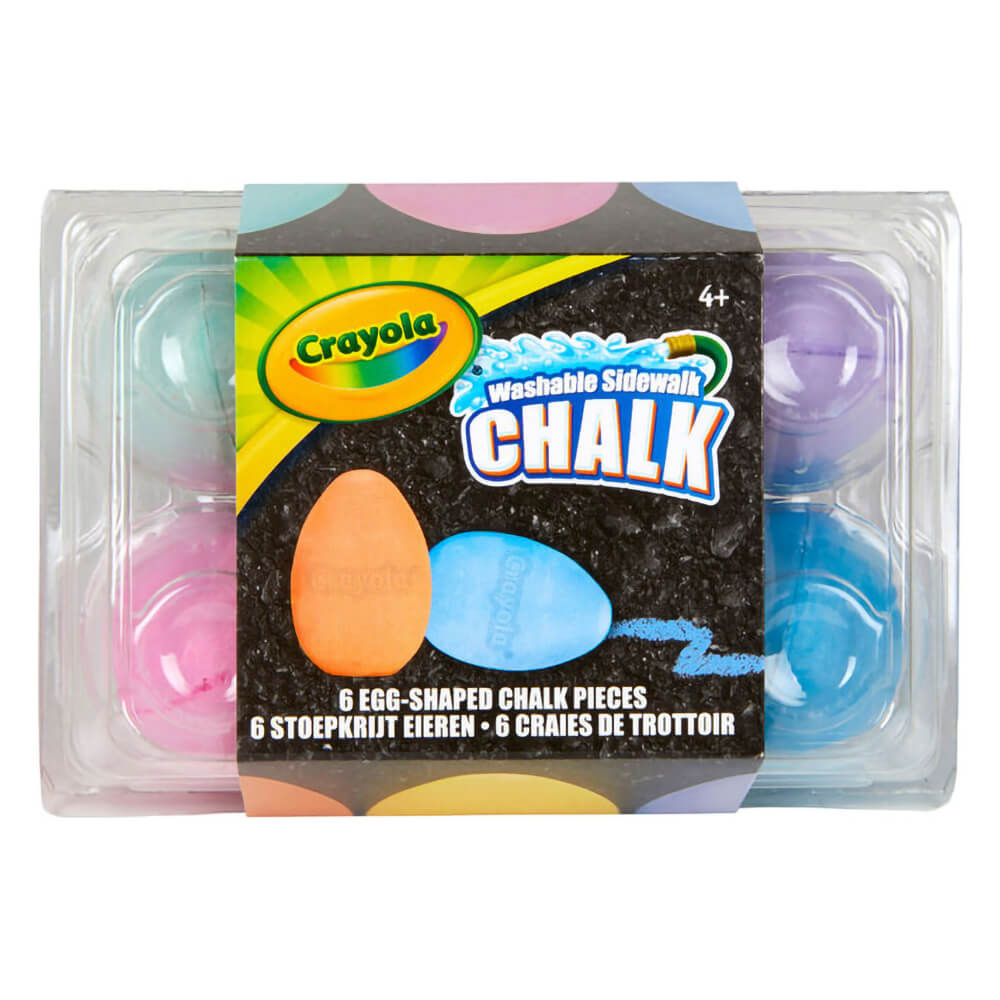 Crayola 6ct Easter Egg Washable Chalk