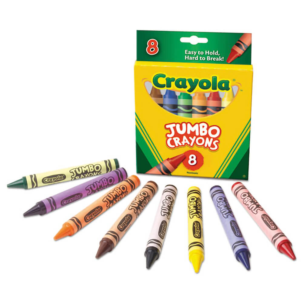 Crayola 8ct Crayons in Peggable Tuck box