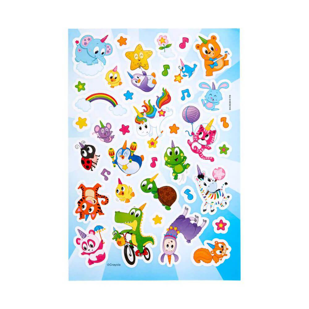 Crayola 96pg Uni-Creatures Coloring Book with Sticker Sheet