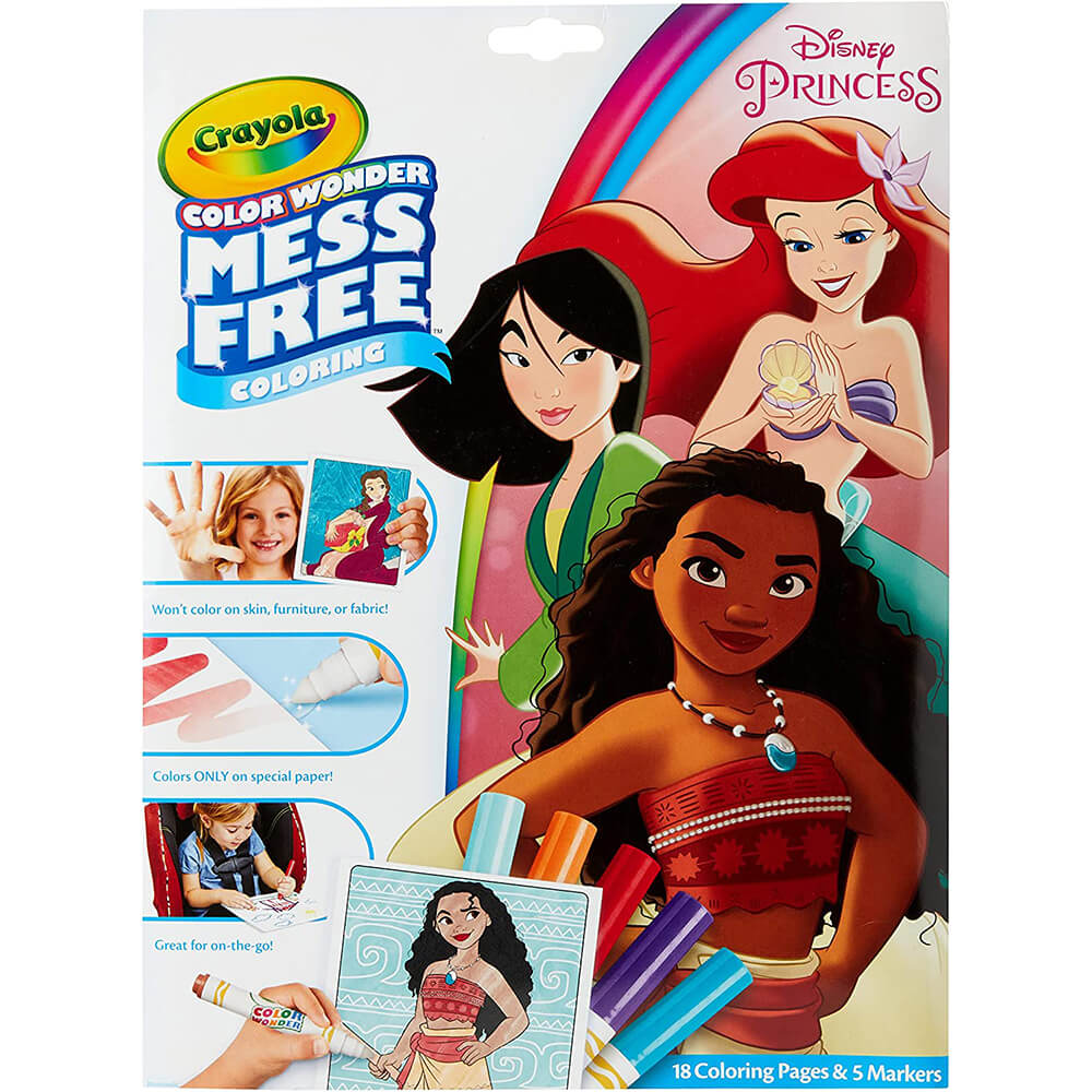 Crayola Color Wonder Disney Princess Coloring Page Set