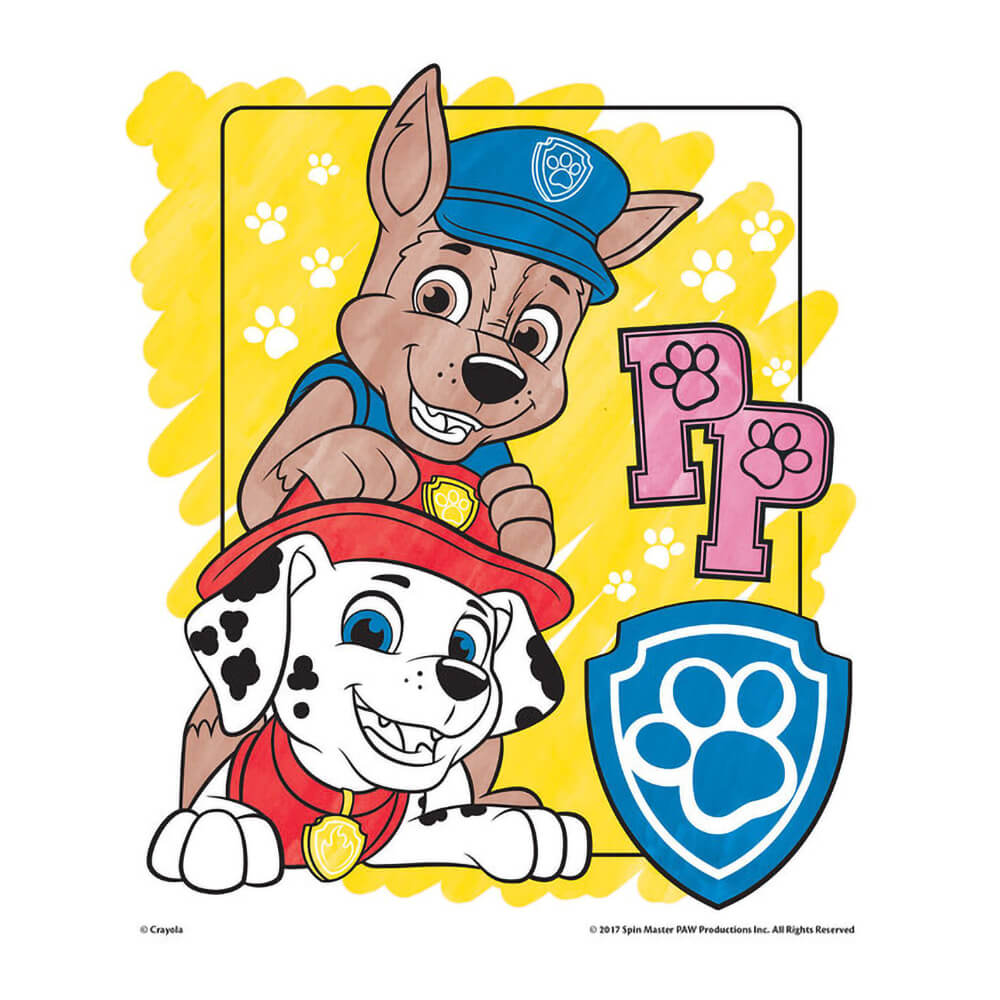 Crayola Color Wonder PAW Patrol Coloring Pages Set
