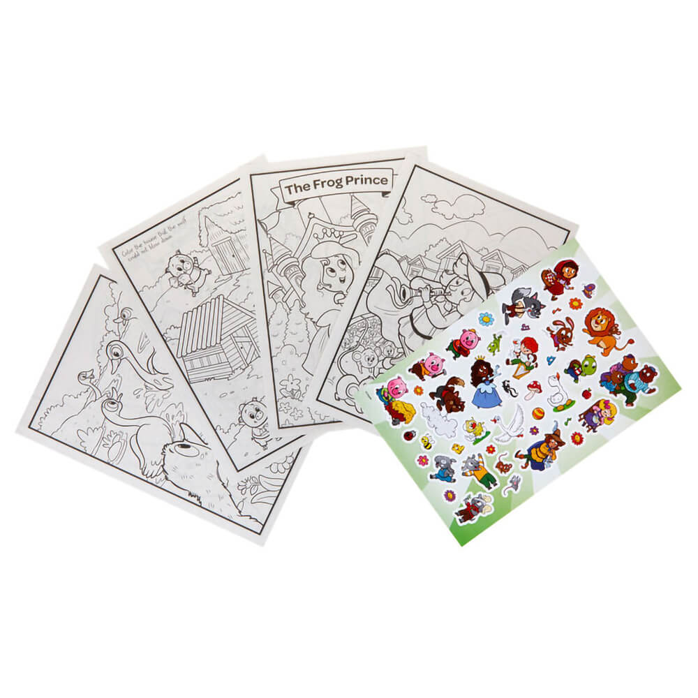 Crayola Fairy Tales 64 Page Coloring Book with Stickers
