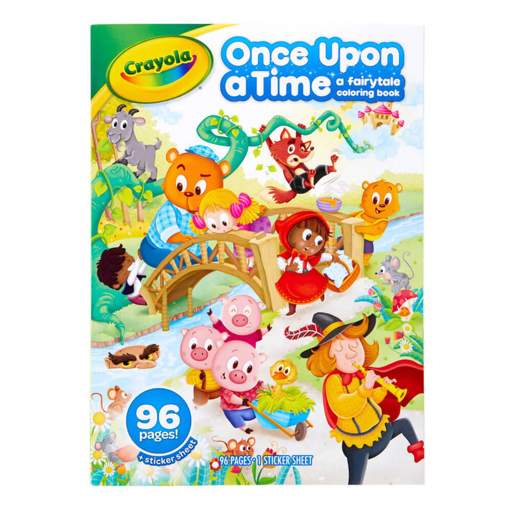 Crayola Fairy Tales 64 Page Coloring Book with Stickers