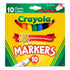 Crayola Markers Broad Line 10ct Classic