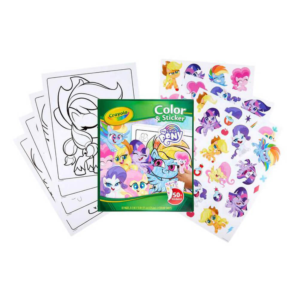 Crayola My Little Pony Color and Sticker Book