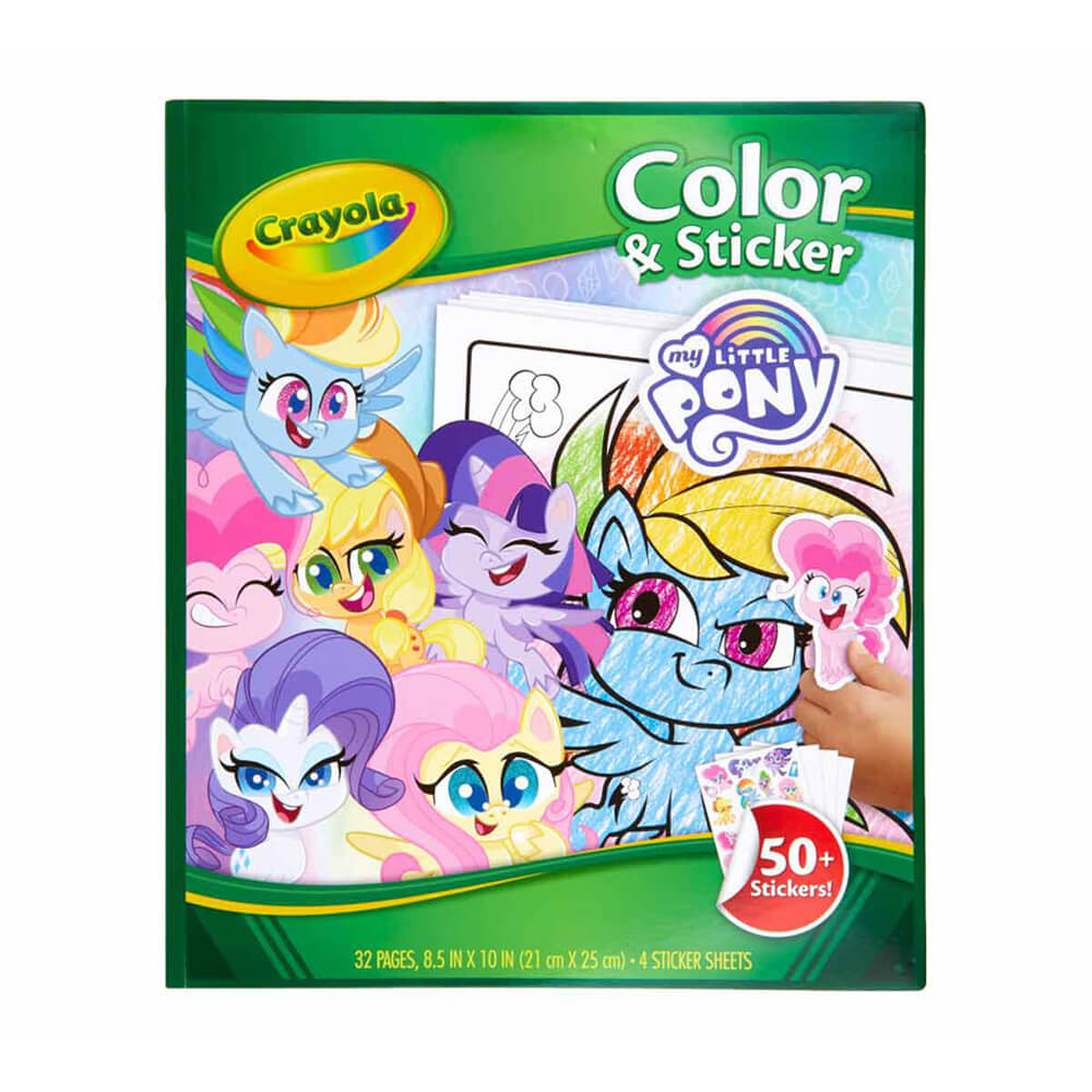 Crayola My Little Pony Color and Sticker Book