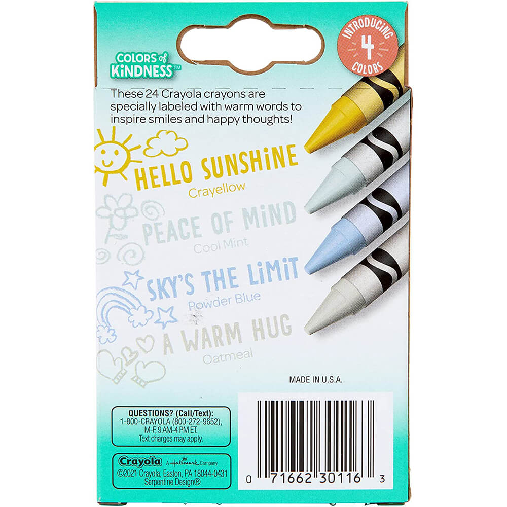 Crayons Colors of Kindness 24 Ct