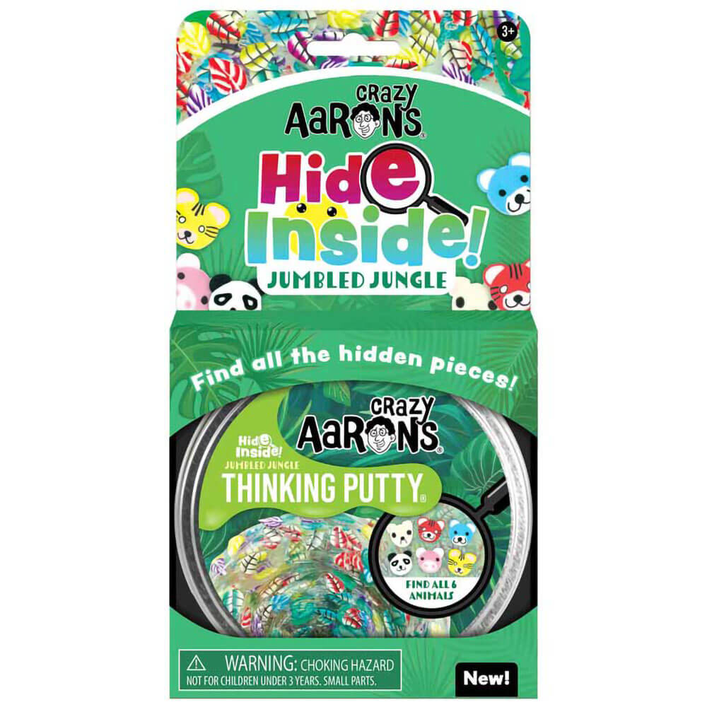 Crazy Aaron's Hide Inside Jumbled Jungle with 4" Tin