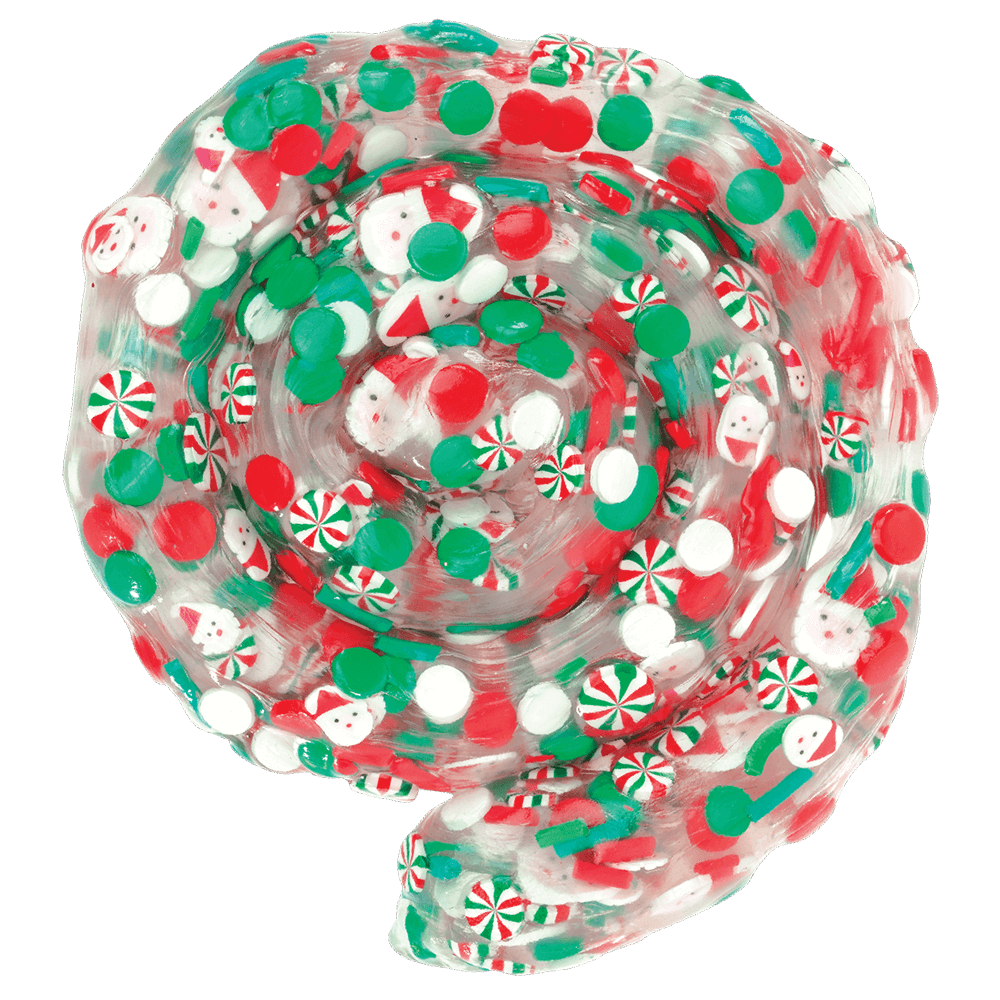 Crazy Aaron's Holiday Thinking Putty Santa's Hidden Helpers with 4" Tin