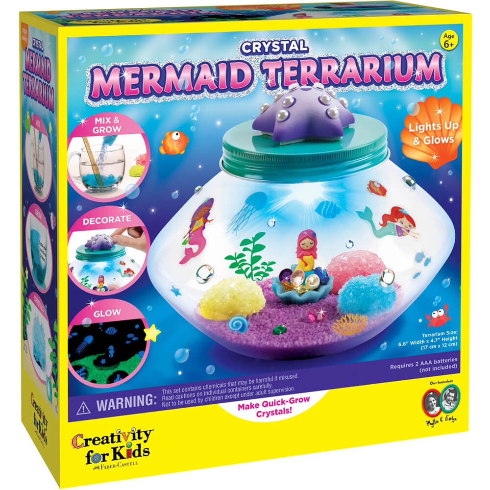 Creativity for Kids Crystal Mermaid Terrarium Kit
